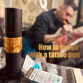 How to tattoo with a tattoo pen?