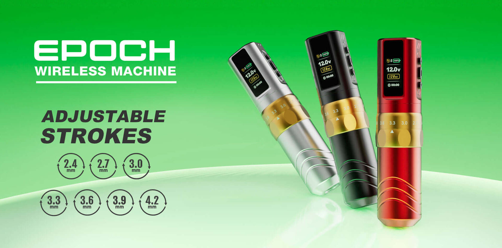 JCONLY Epoch R3 Wireless Tattoo Machine