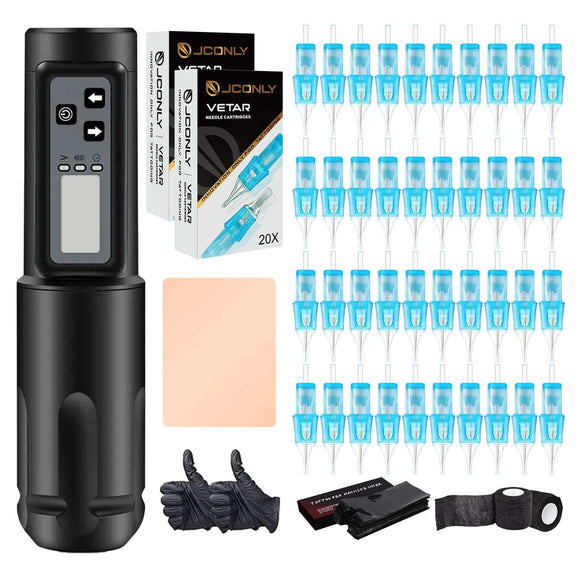JCONLY RODGE Wireless Tattoo Machine Kit