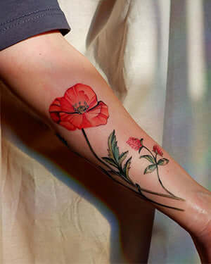Flower Tattoo Artwork