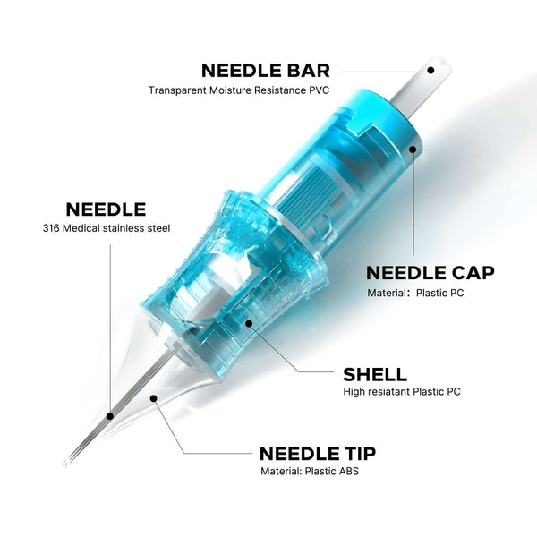 JCONLY VETAR Tattoo Cartridge Needles Round Shader