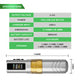 JCONLY Epoch R3 Sliver Wireless Tattoo Machine specifications infographic showing dimensions and technical specifications including 4–12V output, 2000mAh battery and adjustable 2.4–4.2mm stroke length.