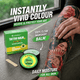 JCONLY REVEN Enhance Tattoo Balm application scene showing daily tattoo care with improved color vibrancy and moisturized tattooed skin.