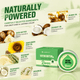 JCONLY Reven Tattoo Butter ingredients infographic featuring shea butter, coconut oil, and jojoba oil for tattoo aftercare.