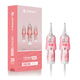 Front view of JCONLY VETAR S Fineline Cartridge Needles with packaging box, 20pcs per box tattoo round liner cartridges.