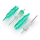 JCONLY VINK Tattoo Cartridge Needles internal structure shot showing needle cartridge components for professional tattoo machines.